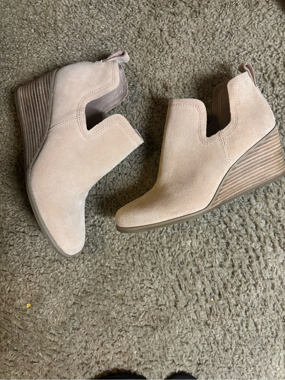 TOMS Kallie Wedge Bootie Ankle Boots, Women's Sz 9w